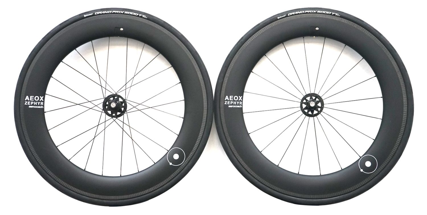 AeroCoach AEOX® Zephyr carbon track clincher wheelset