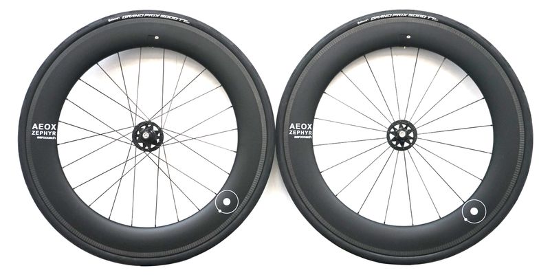 AeroCoach AEOX® Zephyr carbon track clincher wheelset