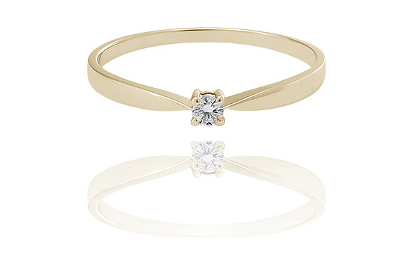 Elle - Gold - gyémánt eljegyzési gyűrű Elle - Gold - gyémánt eljegyzési gyűrű