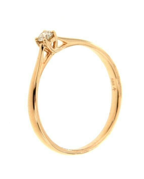 Sydney - Rose Gold - gyémánt eljegyzési gyűrű Sydney - Rose Gold - gyémánt eljegyzési gyűrű