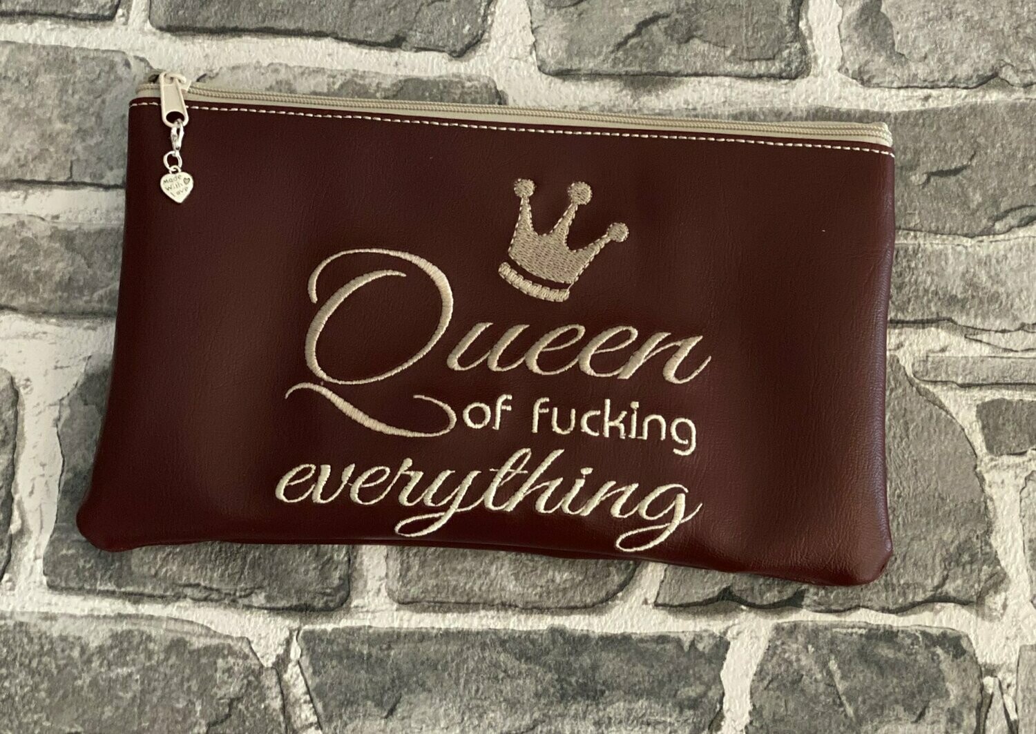 Kosmetiktasche „Queen of f...“