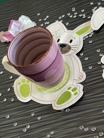 Tassenuntersetzer Hase