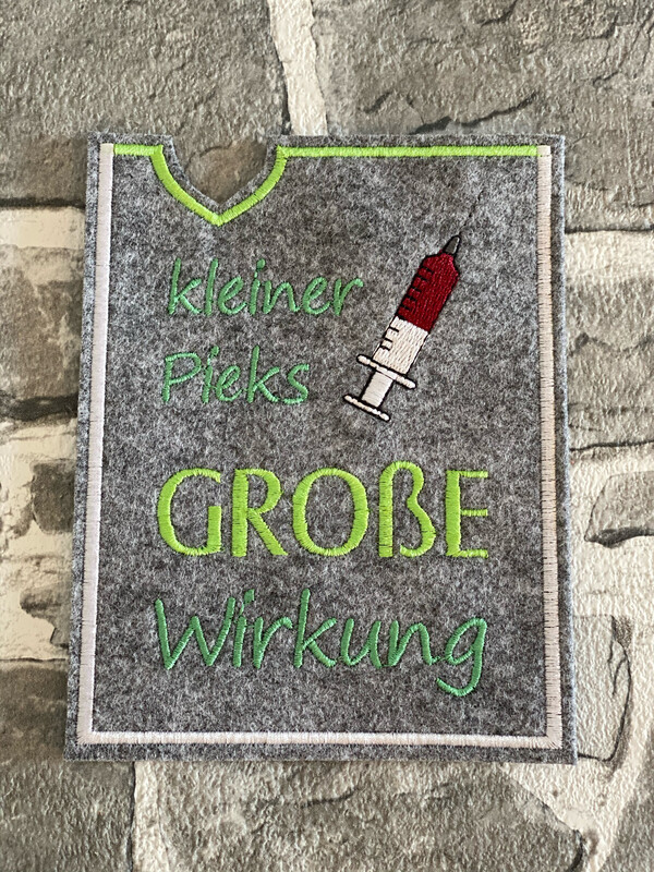 Impfpasshülle “kleiner Pieks”