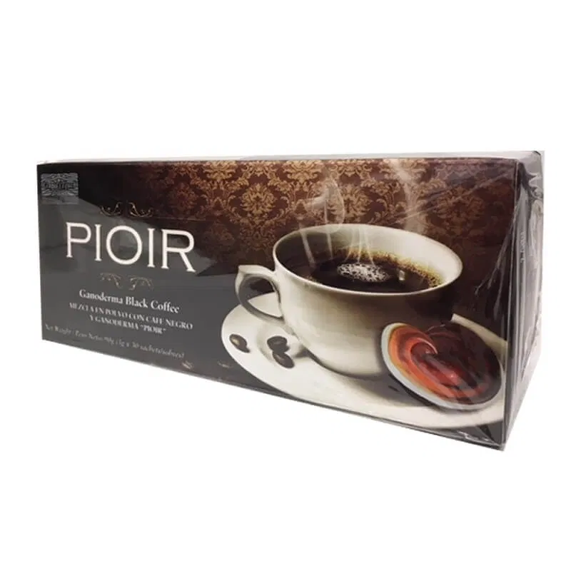 PIOIR Cafe Negro - Enriquecido con Ganoderma Lucidum + Envío GRATIS