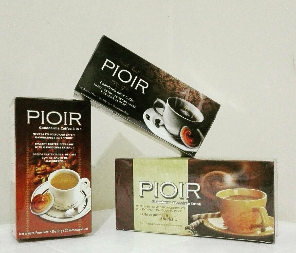 Kit Saludable. Elige 4 productos entre: Pior Black Coffee + 1 Pior Café 3en1 + Pior Chocolate + Pior C&#39;real con Spirulina + Envío GRATIS