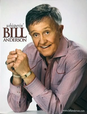 8 x 10 Bill Anderson Photo Red Shirt