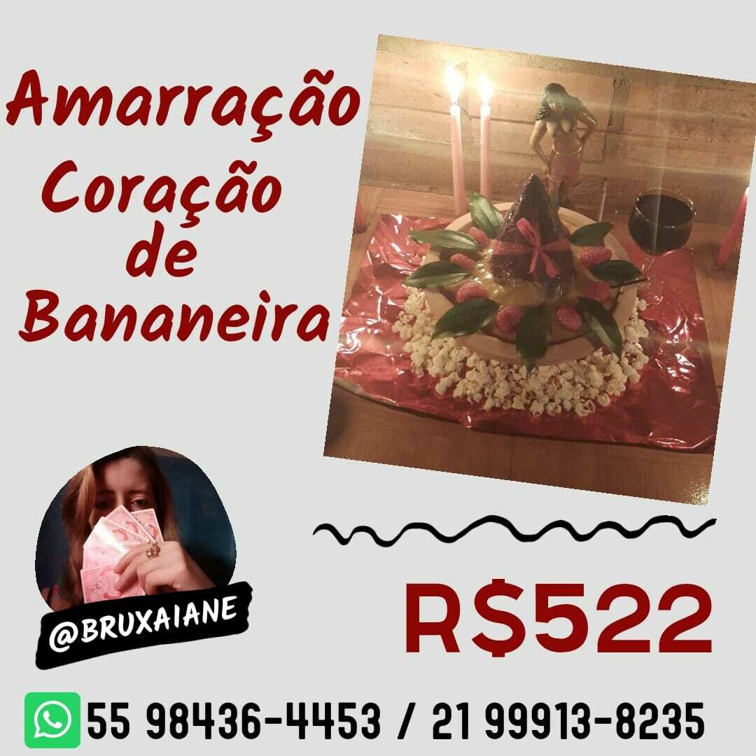 Amarração coração de bananeira (R$522, 00 a vista)
