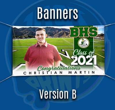 Grad Banner - Class of 2026 BANNING HS