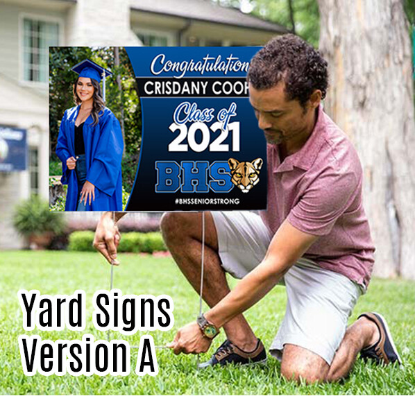 Grad Yard Sign - Class of 2022 BEAUMONT HS