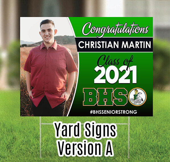 Grad Yard Sign - BANNING HS