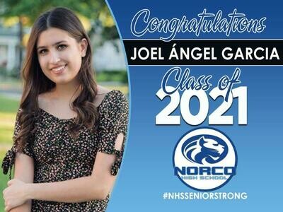 Grad Yard Sign - Class of 2024 NORCO HS