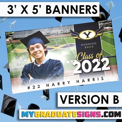 Grad Banner - Class of 2026 ANY HIGH SCHOOL