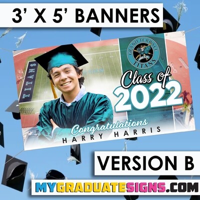 Grad Banner Class of 2026 GRAND TERRACE HS