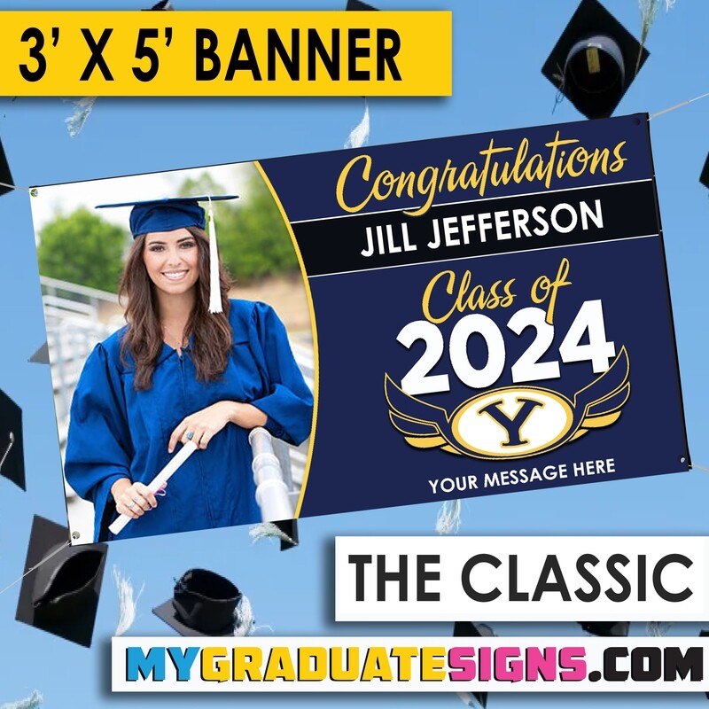 Grad Banner - Class of 2025 ANY HIGH SCHOOL