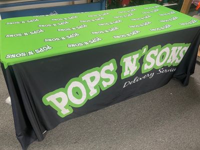 Table Cover 6ft - 3 sided
