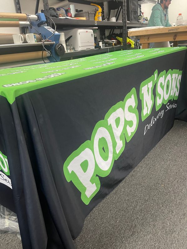 Table Cover 6ft - 3 sided