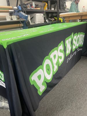 Table Cover 6ft - 3 sided