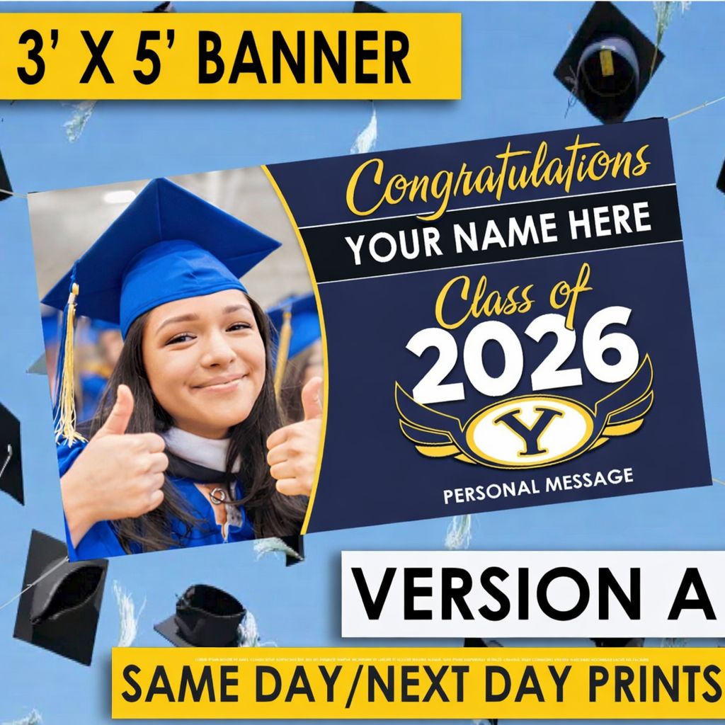 RUSH - Banner Class of 2026 YUCAIPA HS