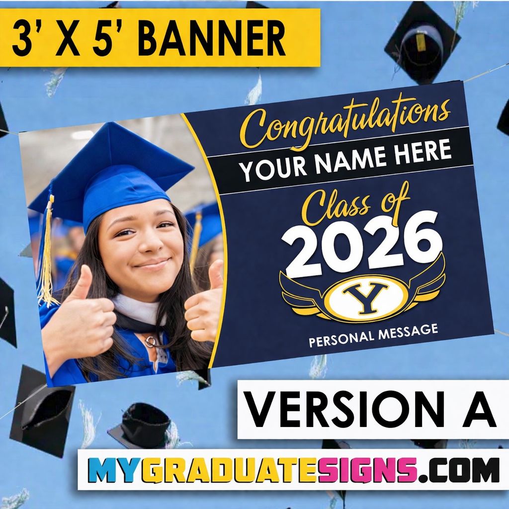 Grad Banner Class of 2026 YUCAIPA HS