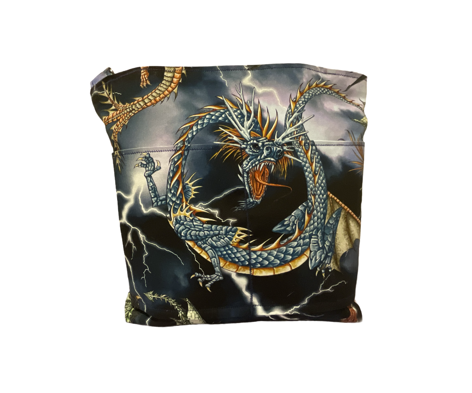 Fierce Blue Dragon