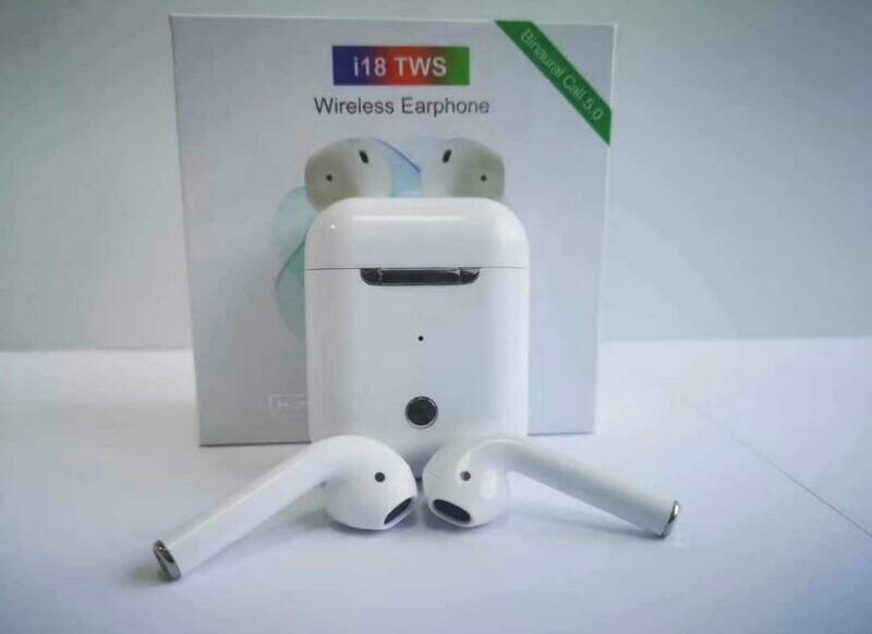 AUDIFONOS BLUETOOTH i18 Tws 5.0 Tactil AirPods Inalambricos