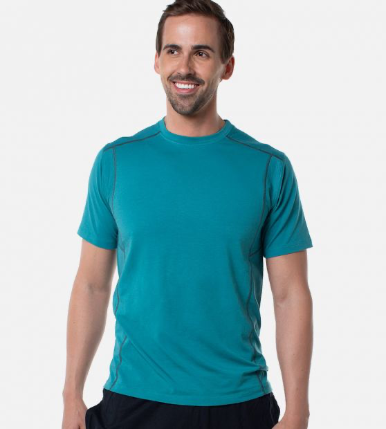 Bamboo Performance Crew - Refresh Teal