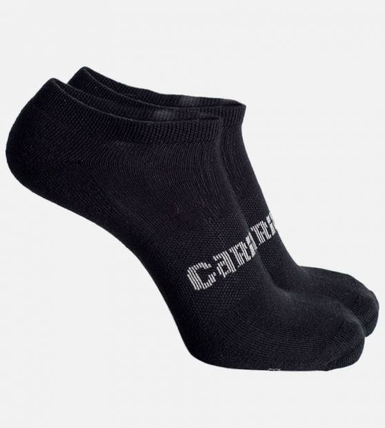 Women's Bamboo Ankle Socks - Black/Gray