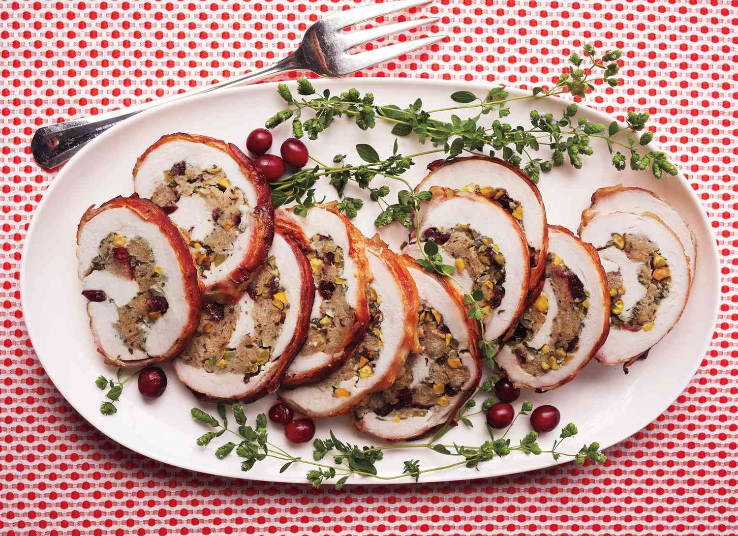 Roasted Turkey Breast Roulade (Deposit)