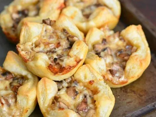 Mushroom Puff Pastry Bites - 1 dozen