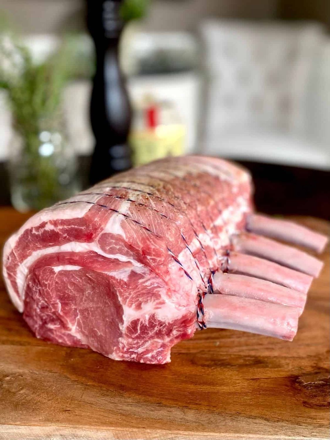 Bone-in Pork Rib Roast - 8 Ribs (Deposit)