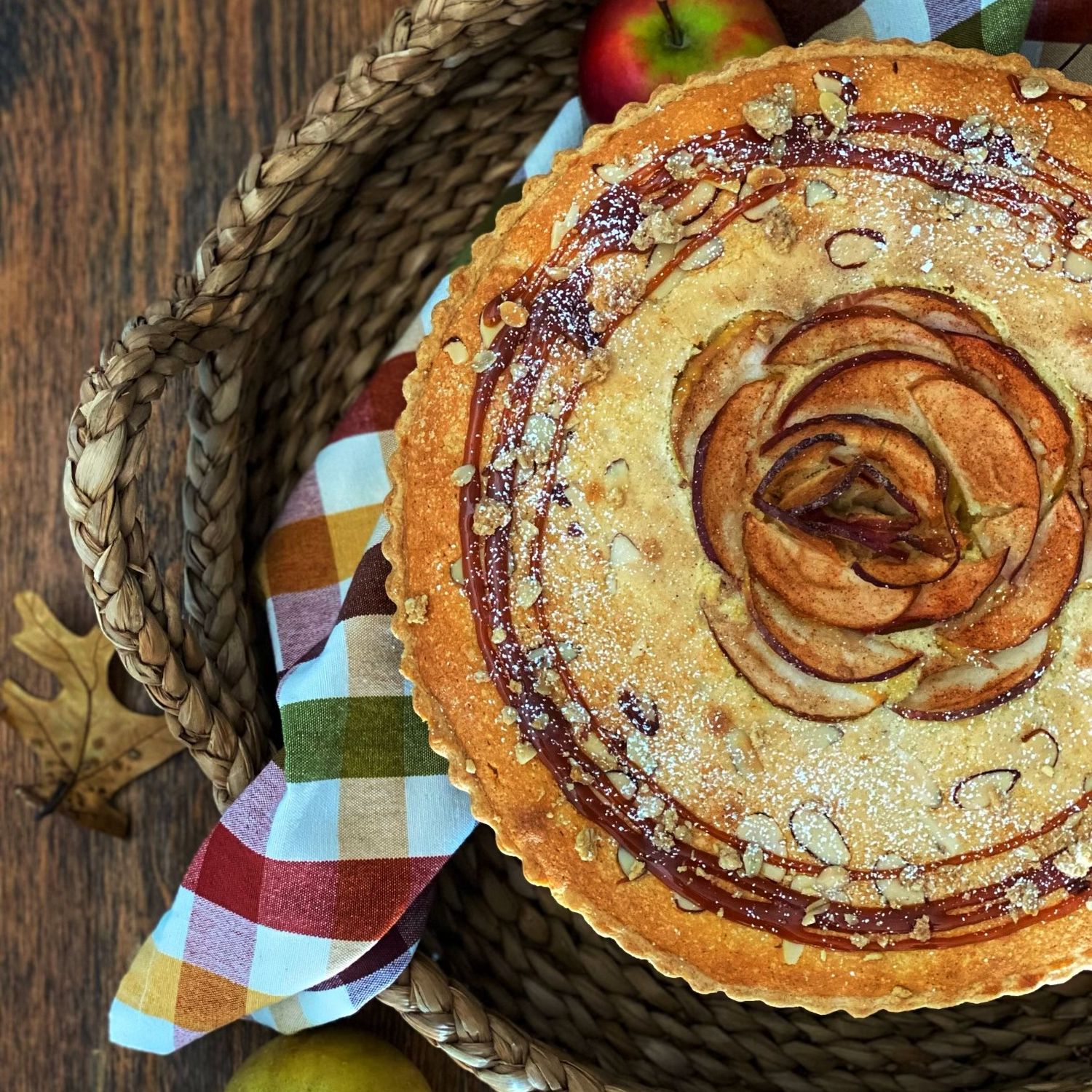 Apple Frangipane Tart - North Fork Baker