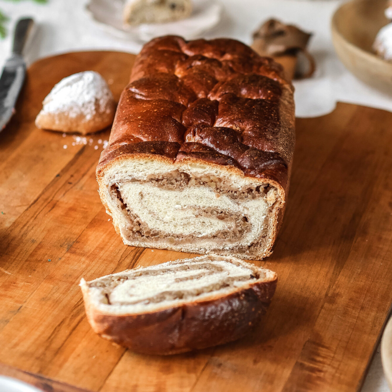 *FROZEN* Walnut Nougat Cozonac