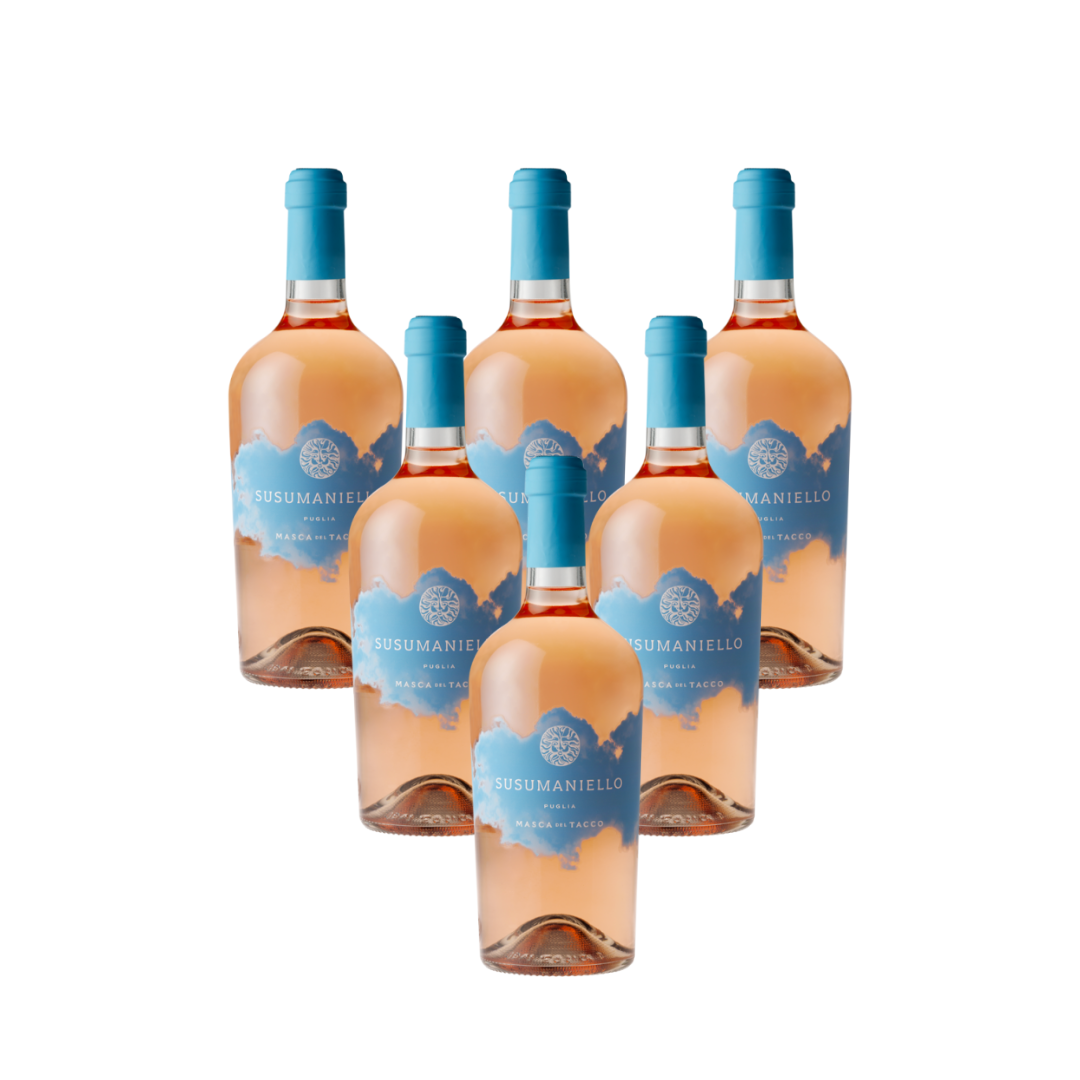 Box of 6 Masca Del Tacco Susumaniello Rosato 2023