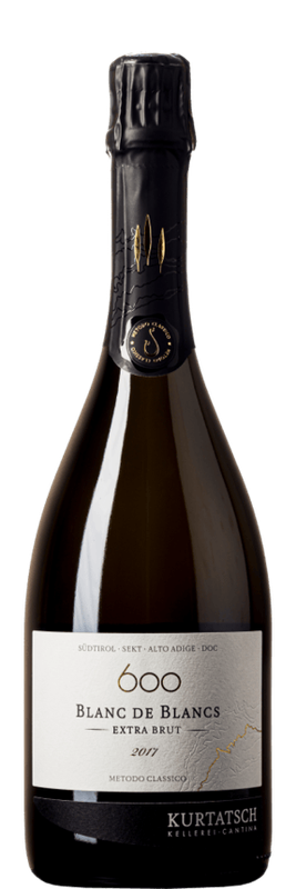 Pas Dosé  600 BLANC DE BLANCS Riserva DOC Extra Brut 2018 Cantina Kurtatsch