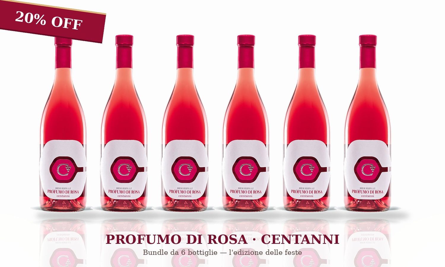 Box of 6 - Profumo di Rosa - Marche Rosé IGT 2025 Box of 6 - Profumo di Rosa - Marche Rosé IGT 2025
