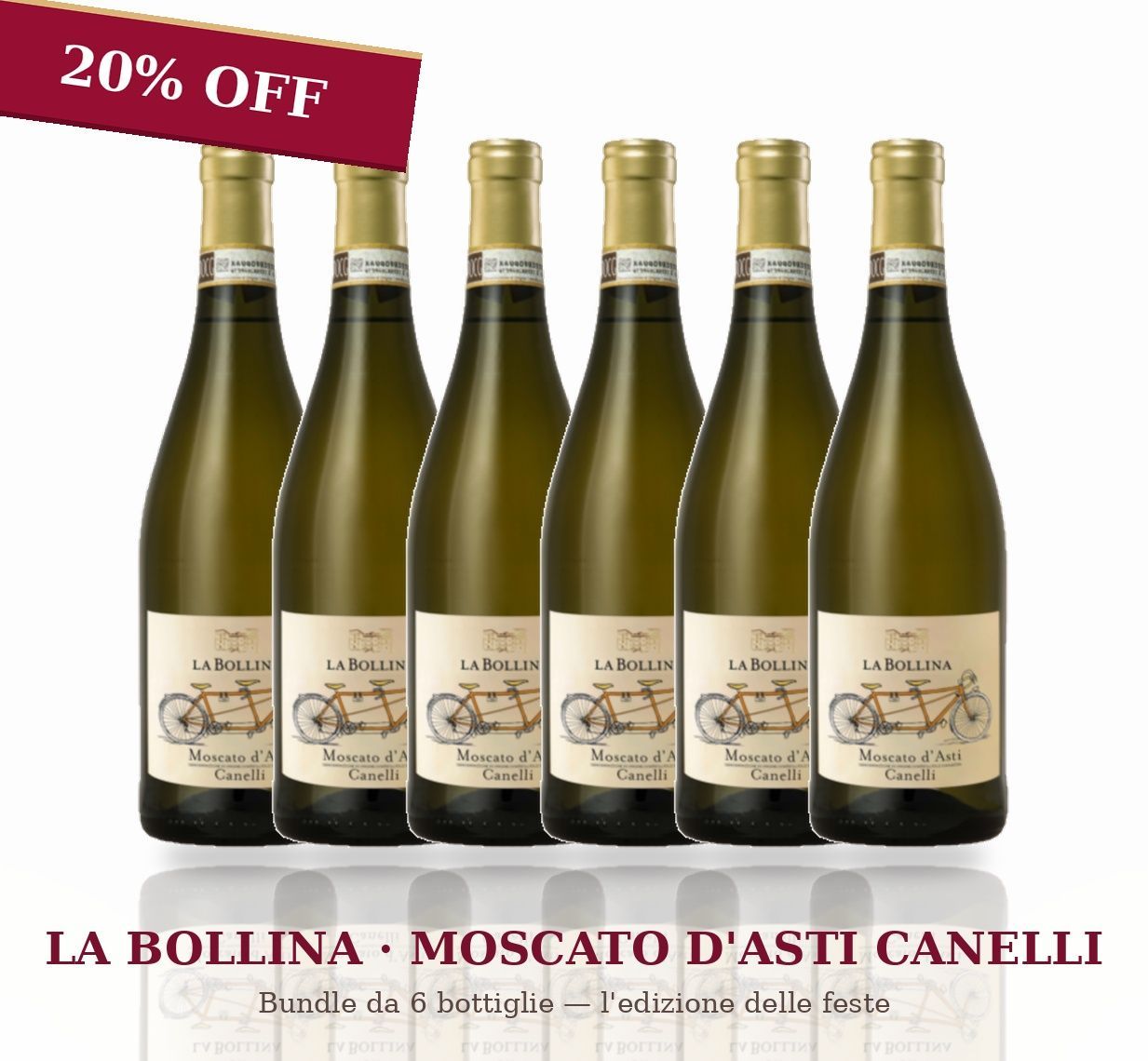 Box of 6 MOSCATO D'ASTI DOCG CANELLI 2024 Box of 6 MOSCATO D'ASTI DOCG CANELLI 2024