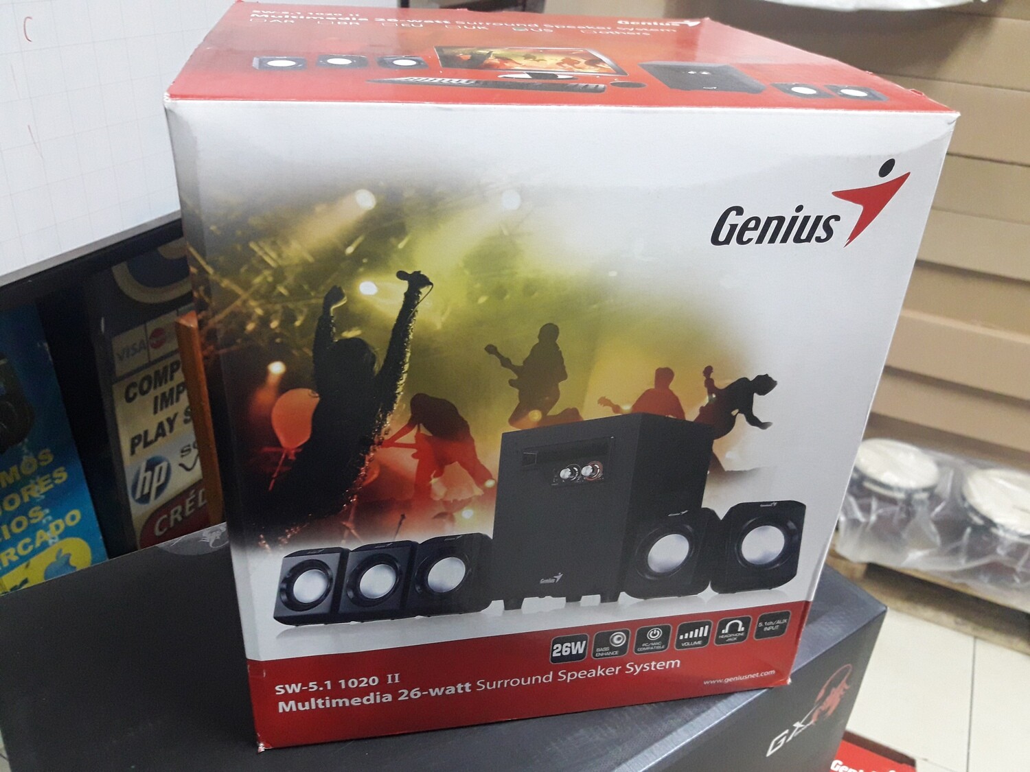 CINE EN CASA GENIUS 5.1 SONIDO ENVOLVENTE NUEVO SELLADO.