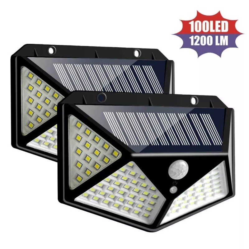 Solar Powered LED Wall Lamp - Set of 2 ⭐⭐⭐⭐⭐