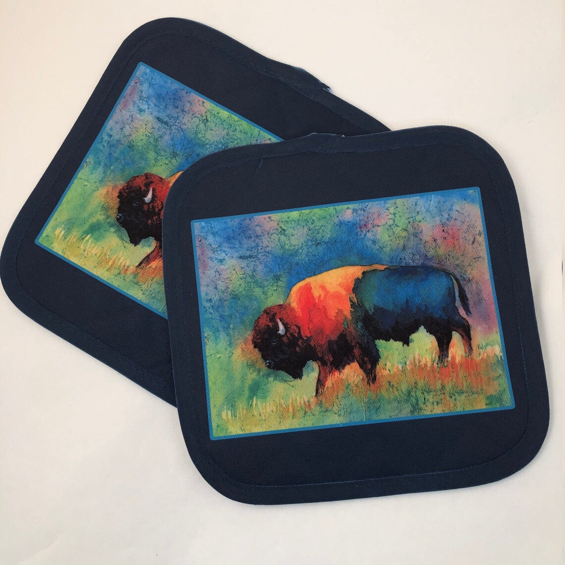 Mighty Bison Pot Holders