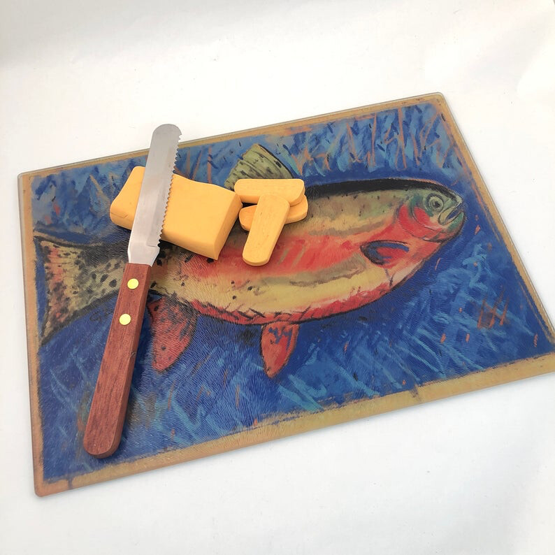 Rainbow Trout Fish cutting board