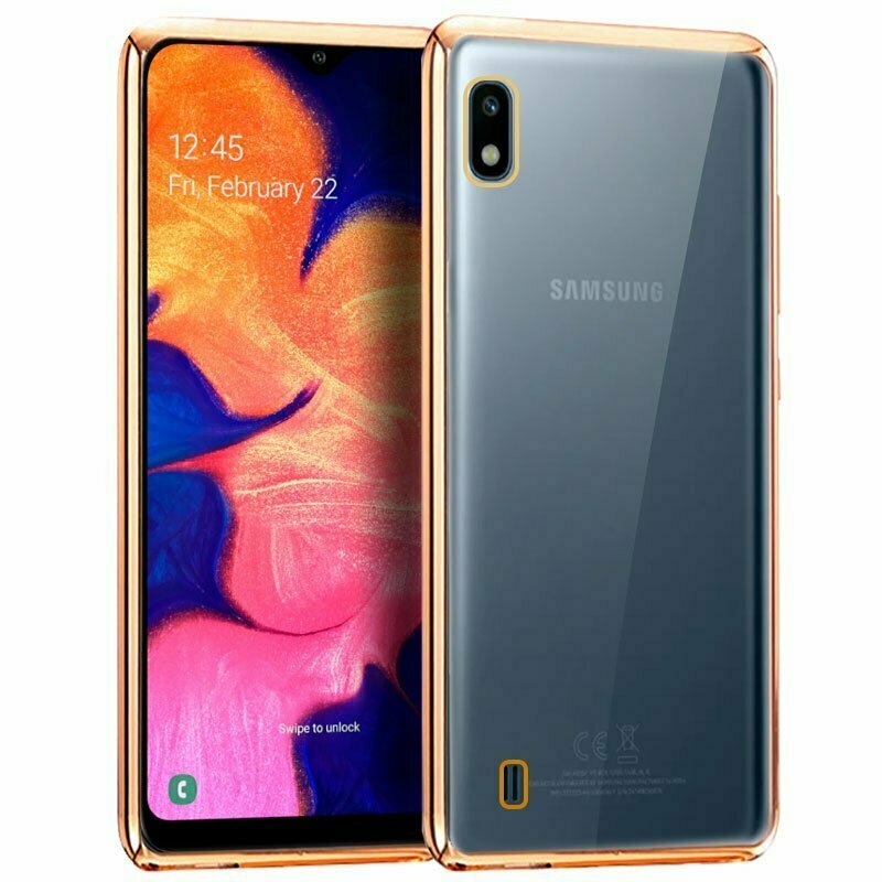 Carcasa COOL para Samsung A105 Galaxy A10 Borde Metalizado (Dorado)