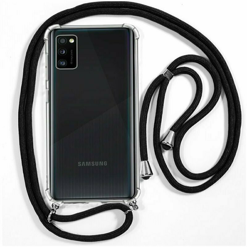 Carcasa COOL para Samsung A415 Galaxy A41 Cordón Negro