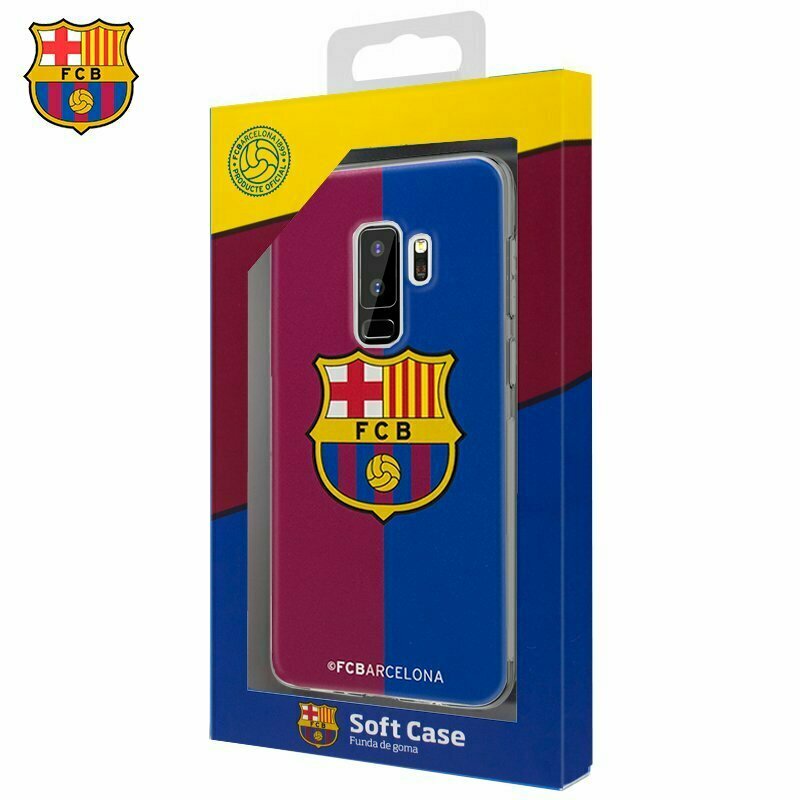 Carcasa COOL para Samsung G965 Galaxy S9 Plus Licencia Fútbol F.C. Barcelona