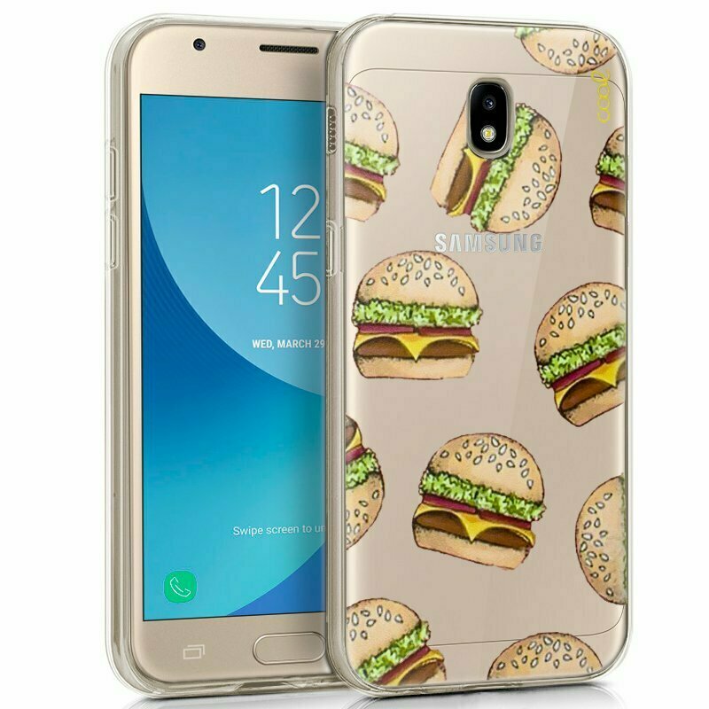 Carcasa COOL para Samsung J330 Galaxy J3 (2017) Clear Burger