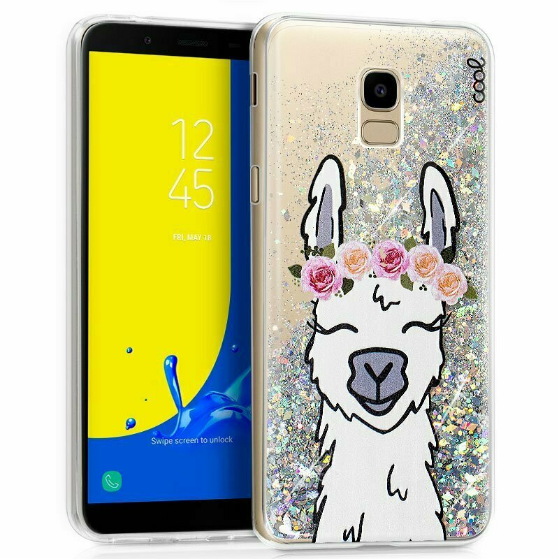 Carcasa COOL para Samsung J600 Galaxy J6 Glitter Llama