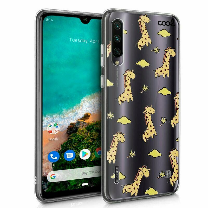 Carcasa COOL para Xiaomi Mi A3 Clear Jirafa