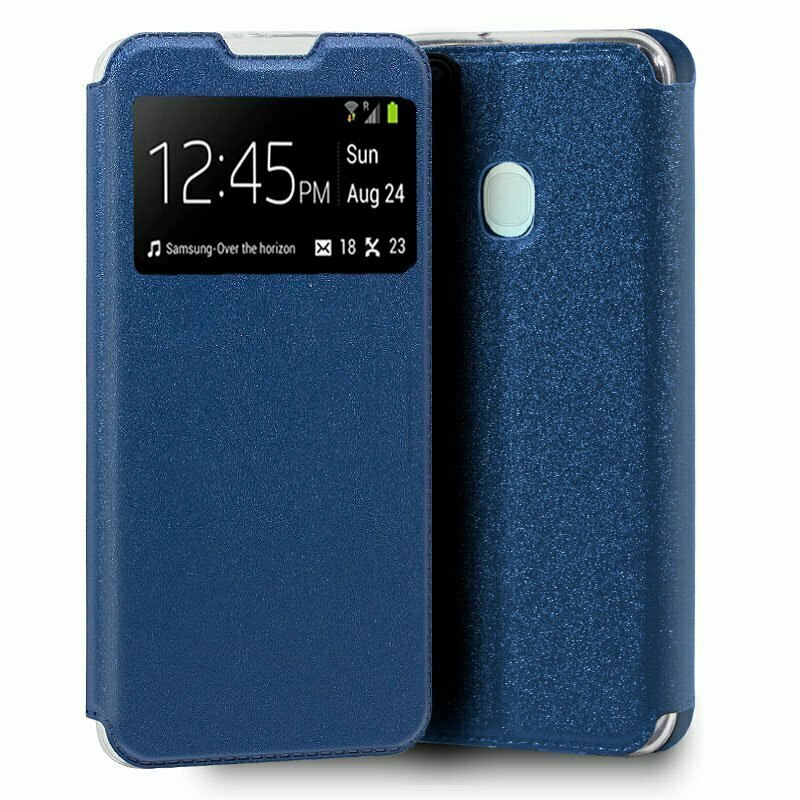 Funda COOL Flip Cover para Samsung A217 Galaxy A21s Liso Azul