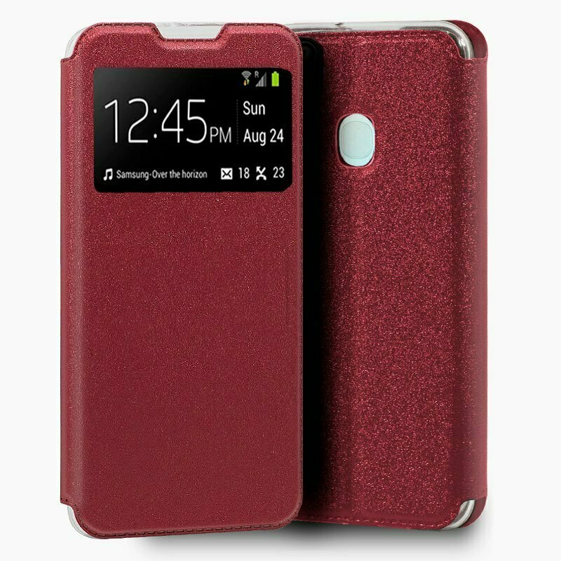 Funda COOL Flip Cover para Samsung A217 Galaxy A21s Liso Rojo