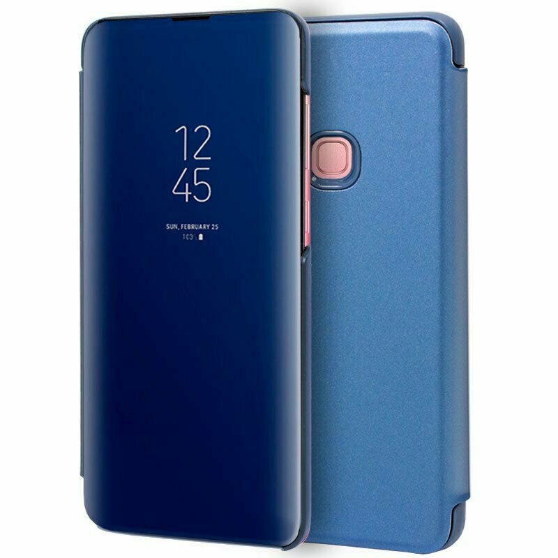 Funda COOL Flip Cover para Samsung A920 Galaxy A9 (2018) Clear View Azul