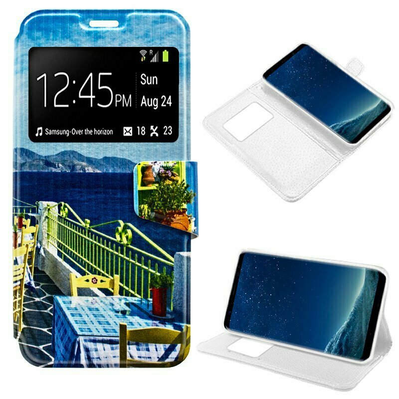 Funda COOL Flip Cover para Samsung G955 Galaxy S8 Plus Dibujos Beach